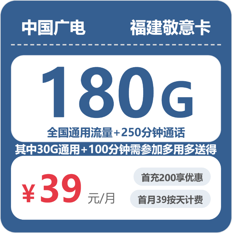 2026年5月上旬福州联通、广电电话卡办理哪个最划算?
