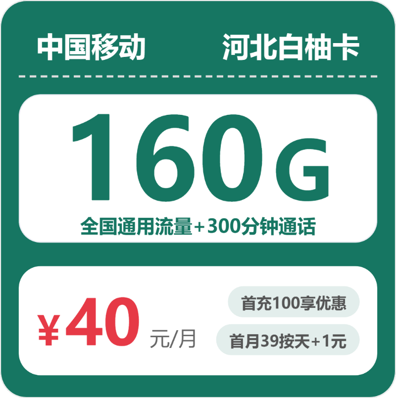 2026年5月上旬承德联通、广电、移动流量卡办理详解!